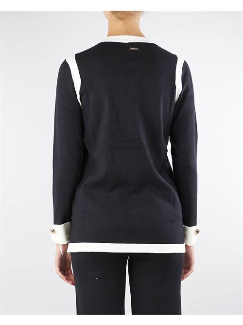 Cardigan with contrasting profiles and gold buttons No Secrets NO SECRETS | Cardigan | NS05580